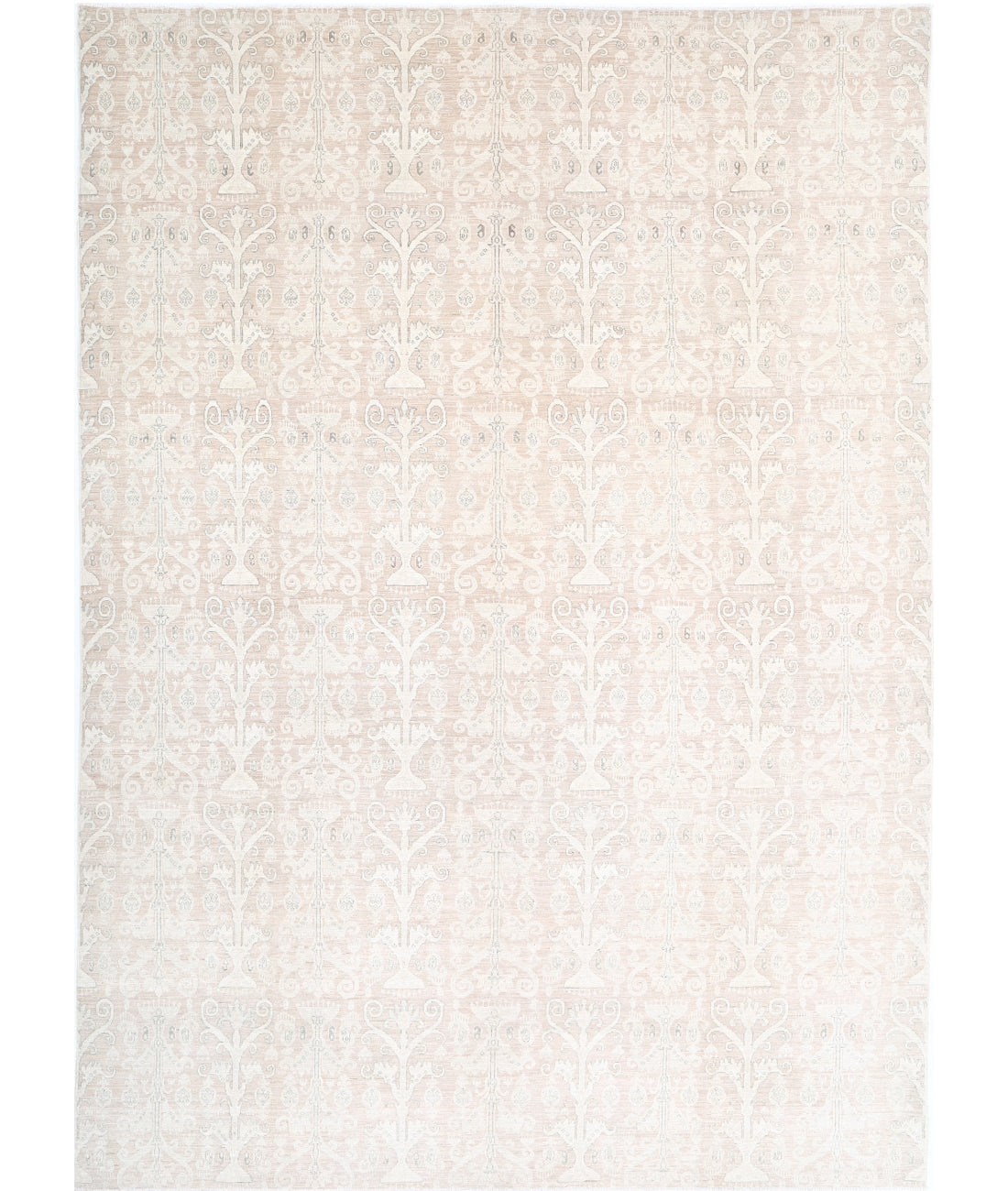 Hand Knotted Serenity Artemix Wool Rug - 8&#39;7&#39;&#39; x 12&#39;2&#39;&#39; 8&#39;7&#39;&#39; x 12&#39;2&#39;&#39; (258 X 365) / Taupe / Ivory