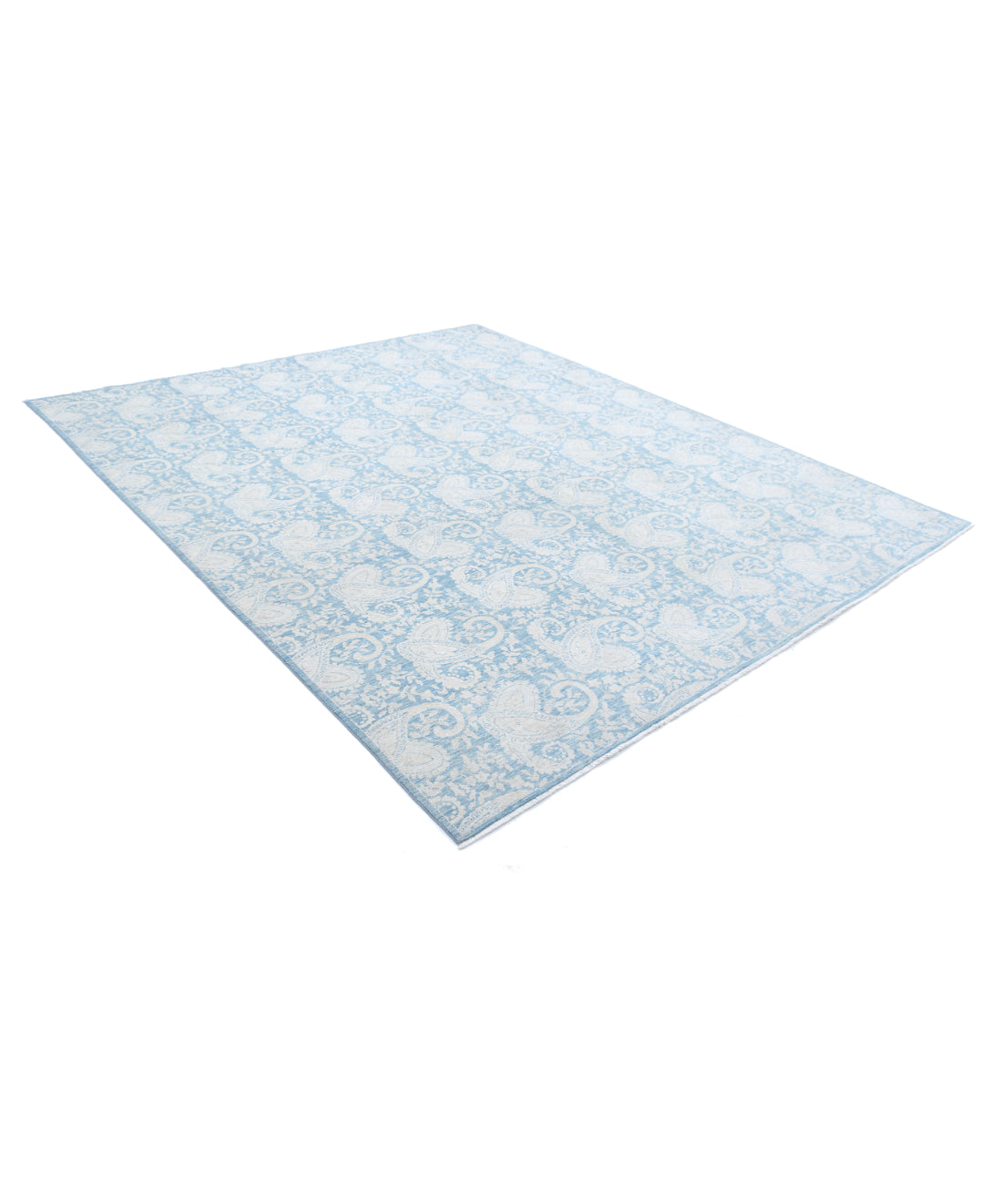 Hand Knotted Serenity Artemix Wool Rug - 8'3'' x 9'9'' 8'3'' x 9'9'' (248 X 293) / Grey / Ivory