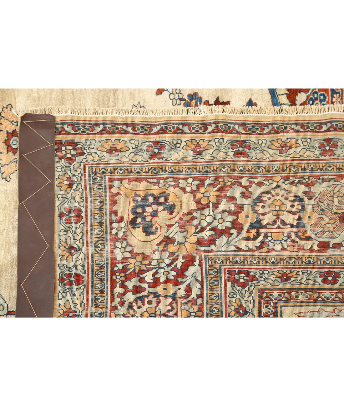 Hand Knotted Antique Masterpiece Persian Haji Jalili Silk Rug - 4'2'' x 6'5'' - Arteverk Rugs Area rug