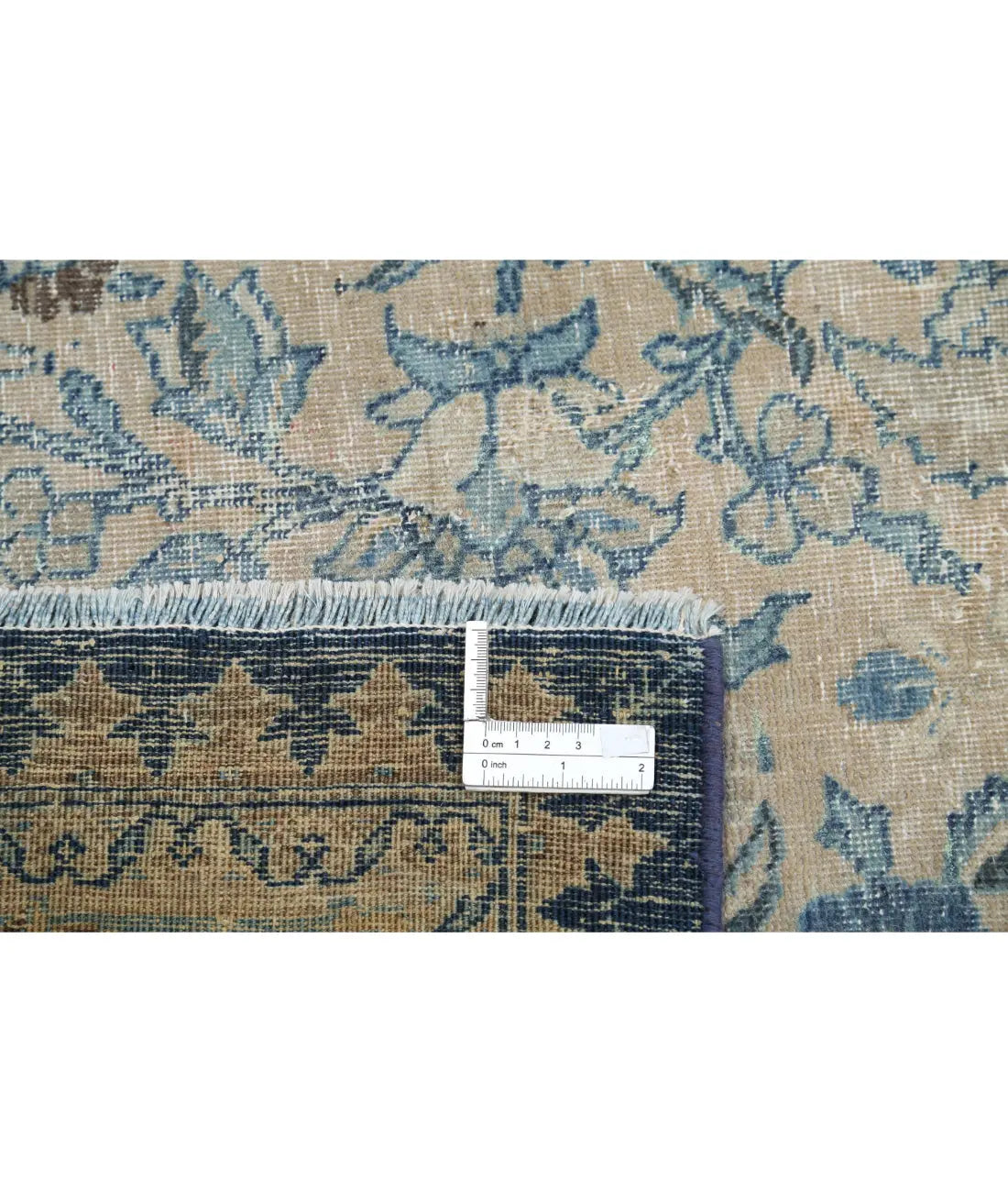 Hand Knotted Antique Persian Tabriz Wool Rug - 11'1'' x 14'9'' - Arteverk Rugs Area rug