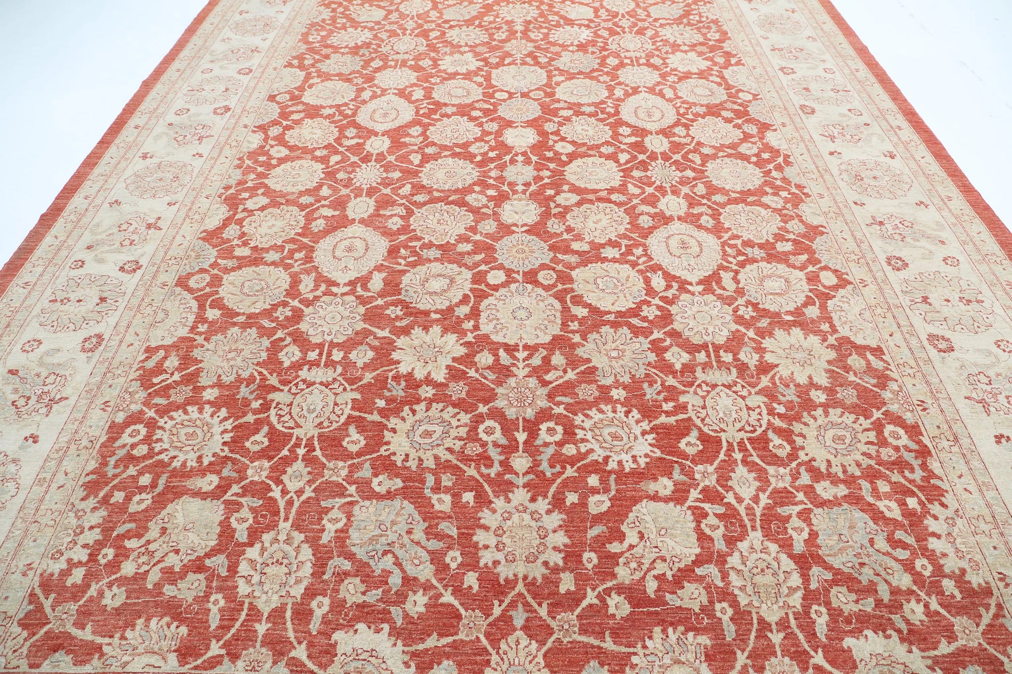 Hand Knotted Fine Ziegler Wool Rug - 10'1'' x 14'0'' - Arteverk Rugs Area rug