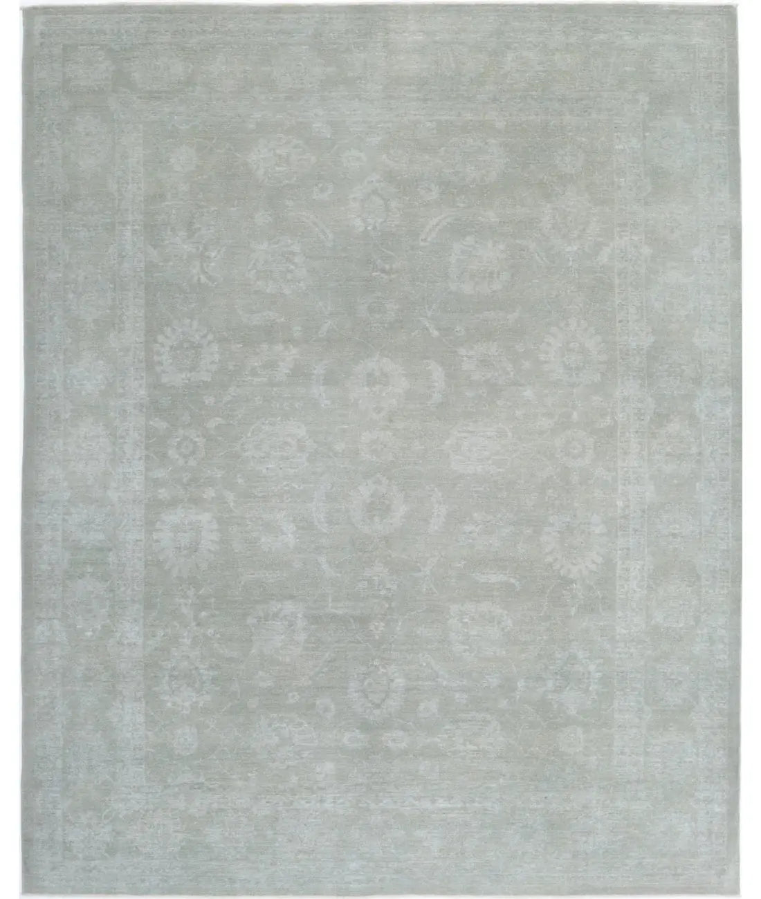 Hand Knotted Overdye Wool Rug - 9&#39;1&#39;&#39; x 11&#39;4&#39;&#39; - Arteverk Rugs Area rug