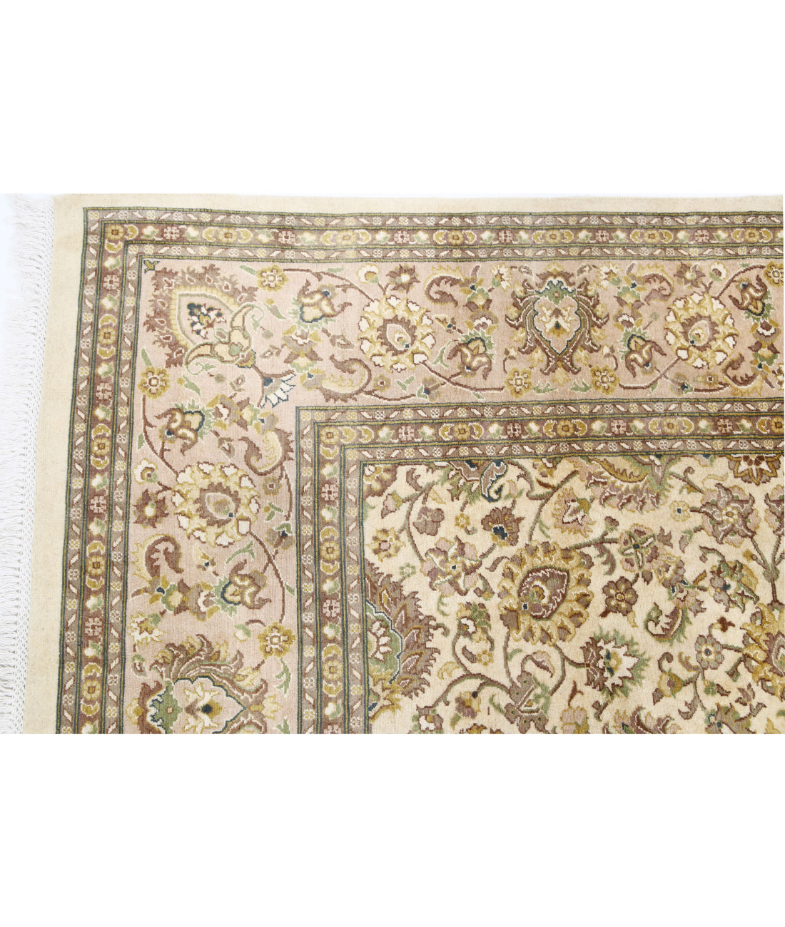 Hand Knotted Heritage Persian Style Wool Rug - 8'1'' x 10'1'' 8'1'' x 10'1'' (243 X 303) / Beige / Taupe