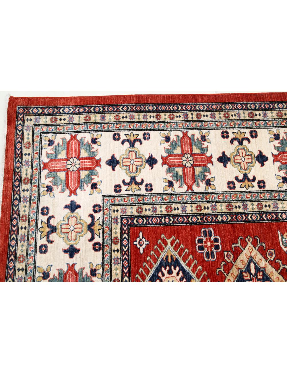 Hand Knotted Royal Kazak Wool Rug - 11'7'' x 16'4'' Arteverk Arteverk Rugs