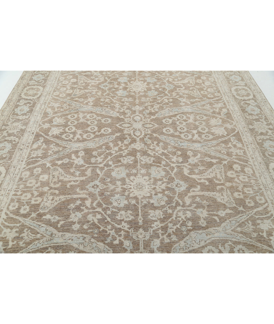 Hand Knotted Serenity Wool Rug - 8'3'' x 10'4'' 8'3'' x 10'4'' (248 X 310) / Brown / Ivory