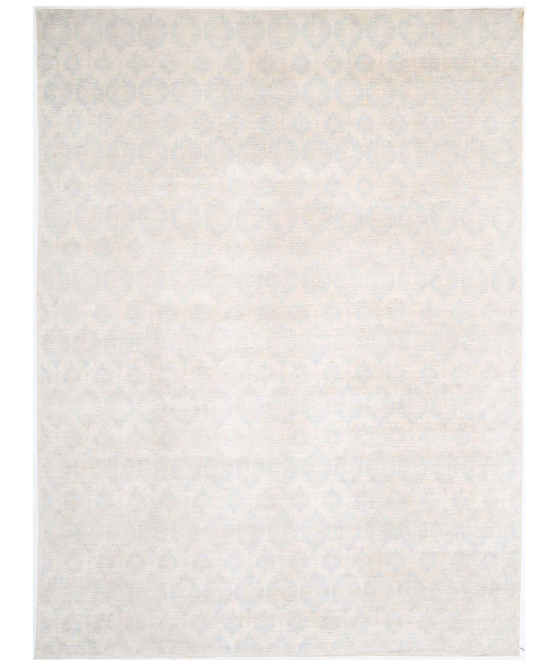 Hand Knotted Serenity Artemix Wool Rug - 12&#39;6&#39;&#39; x 17&#39;1&#39;&#39; 12&#39;6&#39;&#39; x 17&#39;1&#39;&#39; (375 X 513) / Ivory / Ivory
