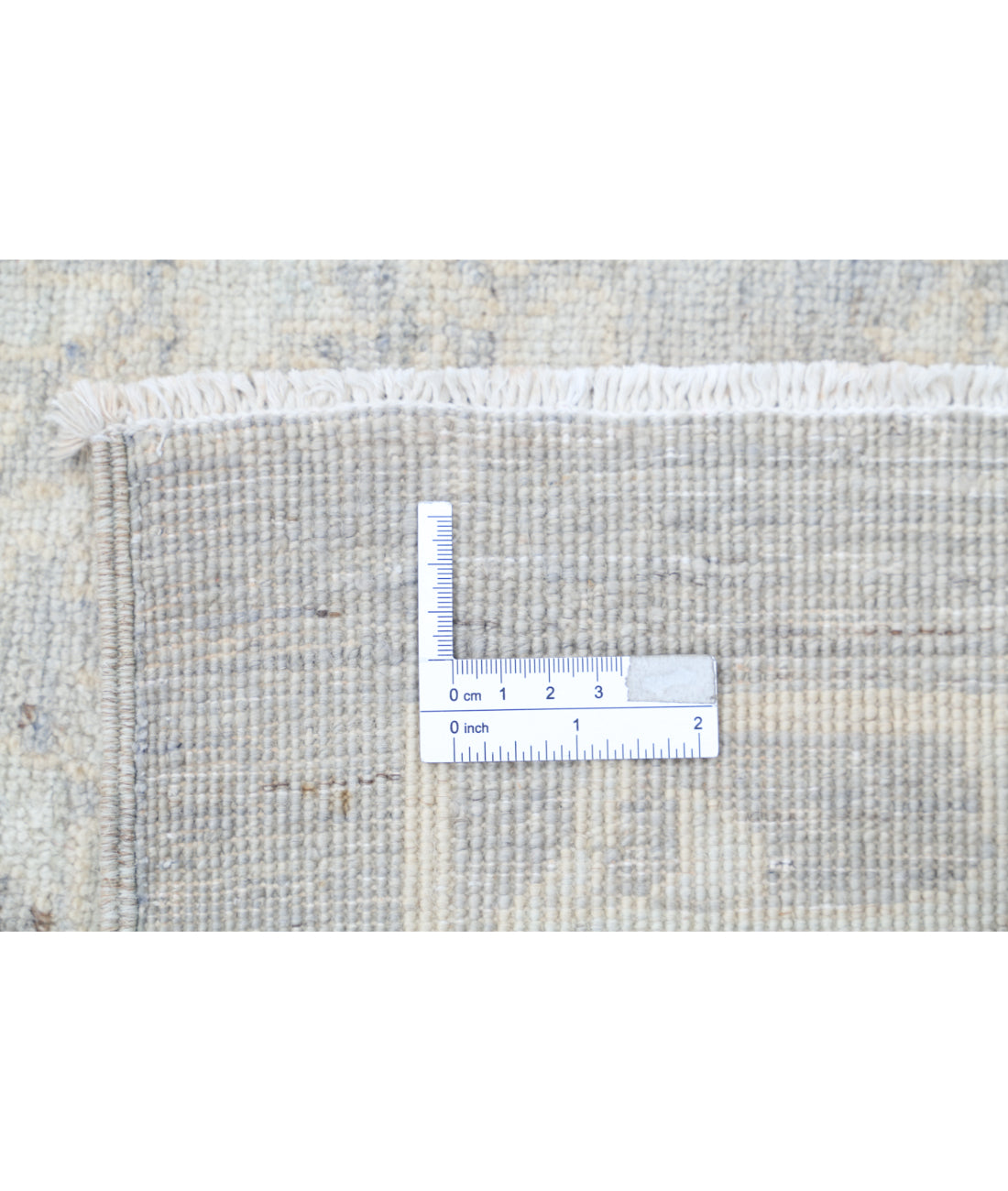 Hand Knotted Fine Artemix Wool Rug - 8'7'' x 11'4'' 8'7'' x 11'4'' (258 X 340) / Grey / Ivory