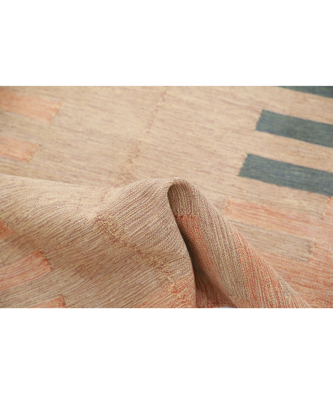 Hand Knotted Kafkas Kilim Wool Kilim Rug - 2'7'' x 4'1'' 2'7'' x 4'1'' (78 X 123) / Brown / Taupe