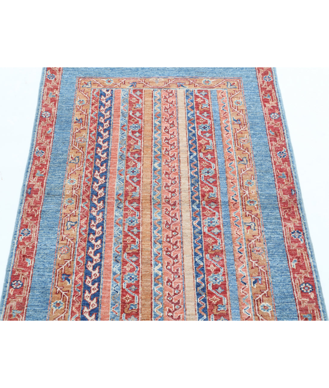 Hand Knotted Shaal Wool Rug - 2'8'' x 3'11'' 2'8'' x 3'11'' (80 X 118) / Multi / Multi