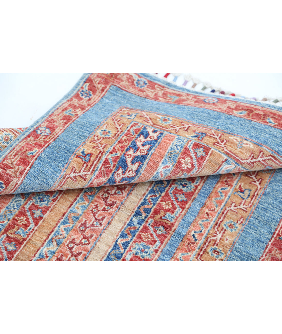 Hand Knotted Shaal Wool Rug - 2'8'' x 3'11'' 2'8'' x 3'11'' (80 X 118) / Multi / Multi