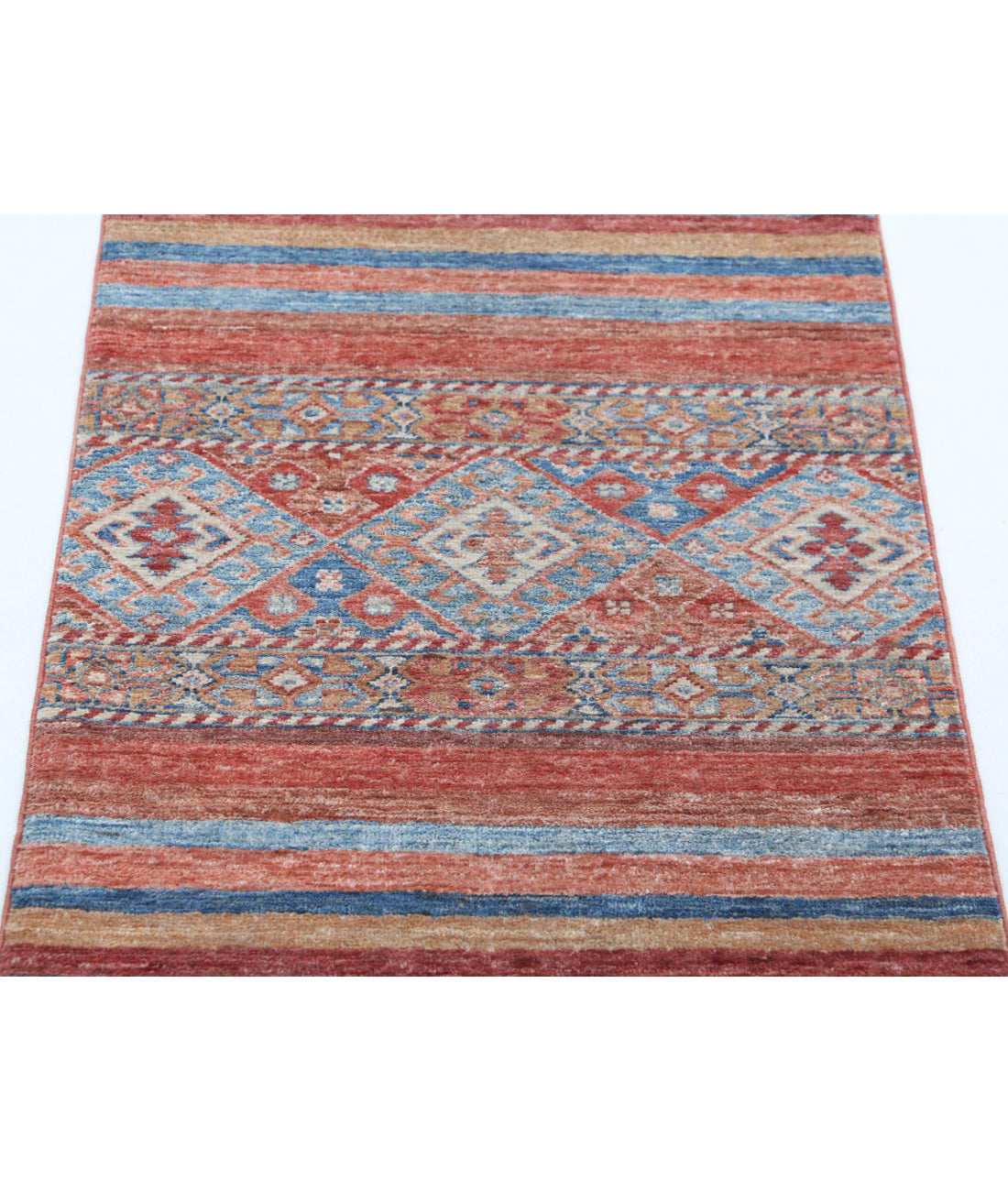 Hand Knotted Khurjeen Wool Rug - 2'2'' x 2'11'' 2'2'' x 2'11'' (65 X 88) / Multi / Multi