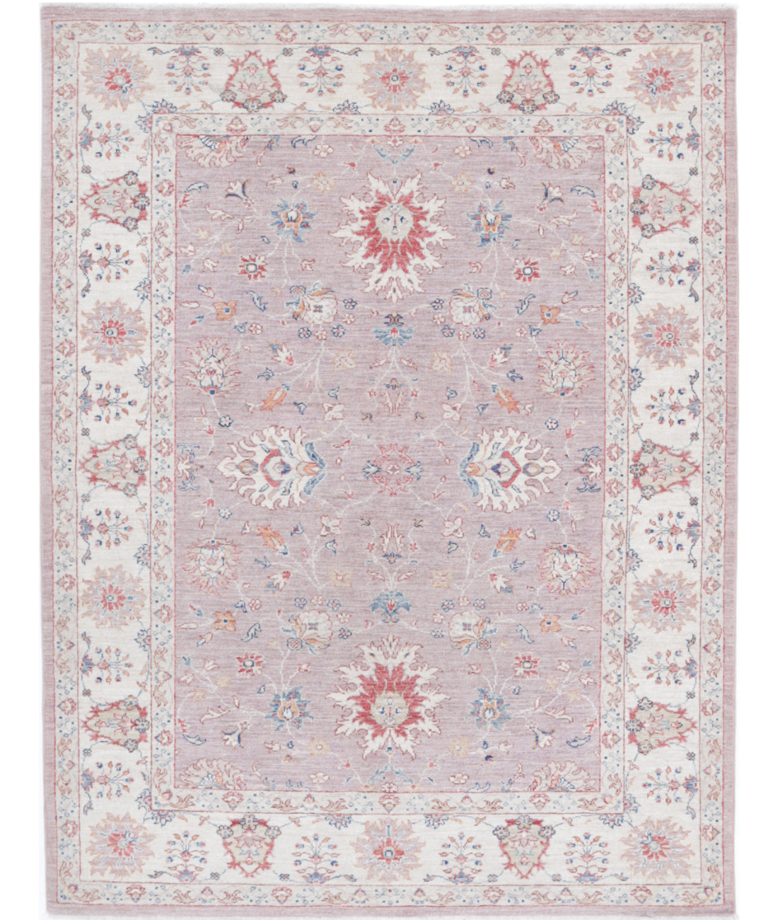 Hand Knotted Ziegler Farhan Wool Rug - 4'11'' x 6'6''