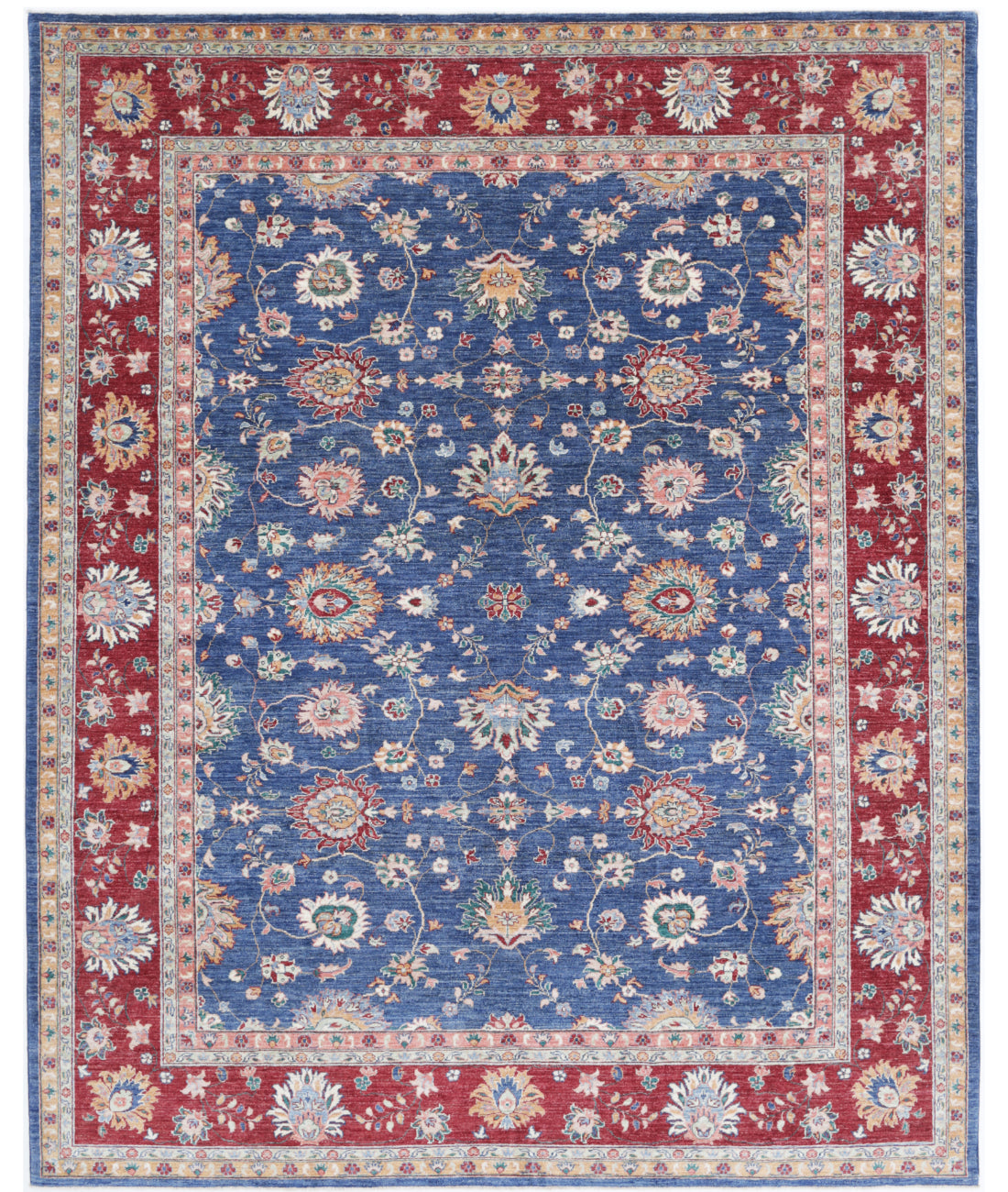 Hand Knotted Ziegler Farhan Wool Rug - 7'9'' x 9'8''