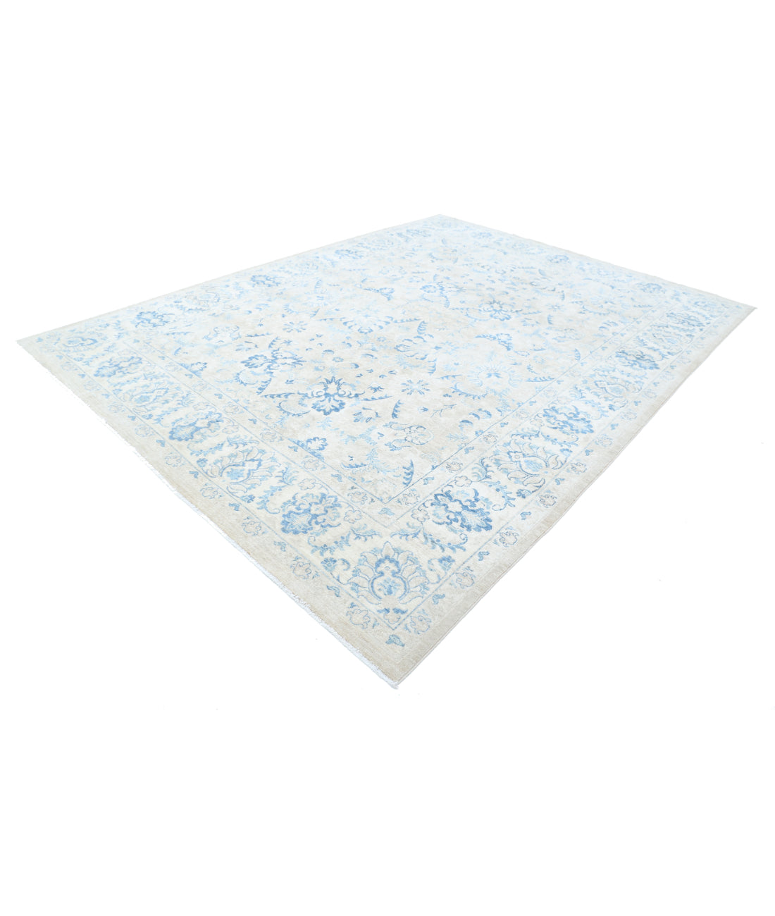Hand Knotted Serenity Wool Rug - 8'10'' x 11'10'' 8'10'' x 11'10'' (265 X 355) / Taupe / Ivory