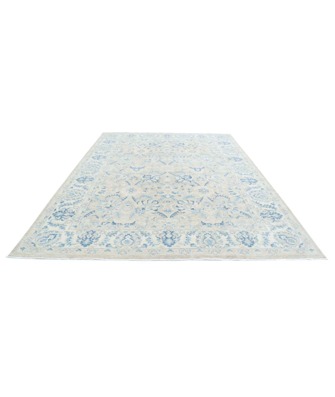 Hand Knotted Serenity Wool Rug - 8'10'' x 11'10'' 8'10'' x 11'10'' (265 X 355) / Taupe / Ivory