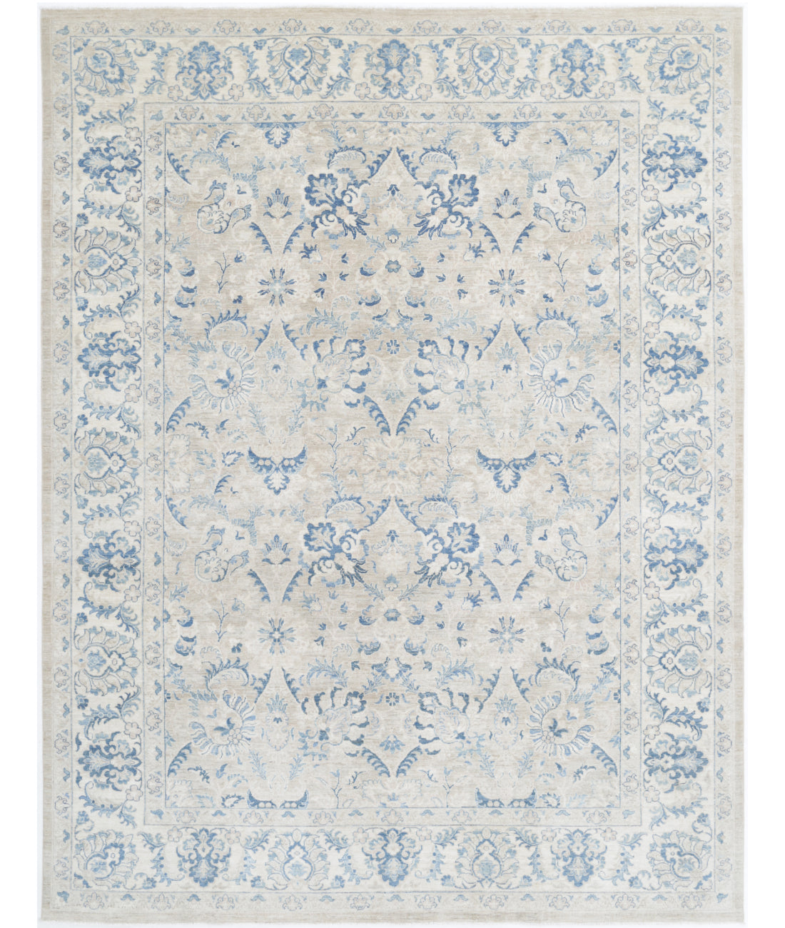 Hand Knotted Serenity Wool Rug - 8&#39;10&#39;&#39; x 11&#39;10&#39;&#39; 8&#39;10&#39;&#39; x 11&#39;10&#39;&#39; (265 X 355) / Taupe / Ivory