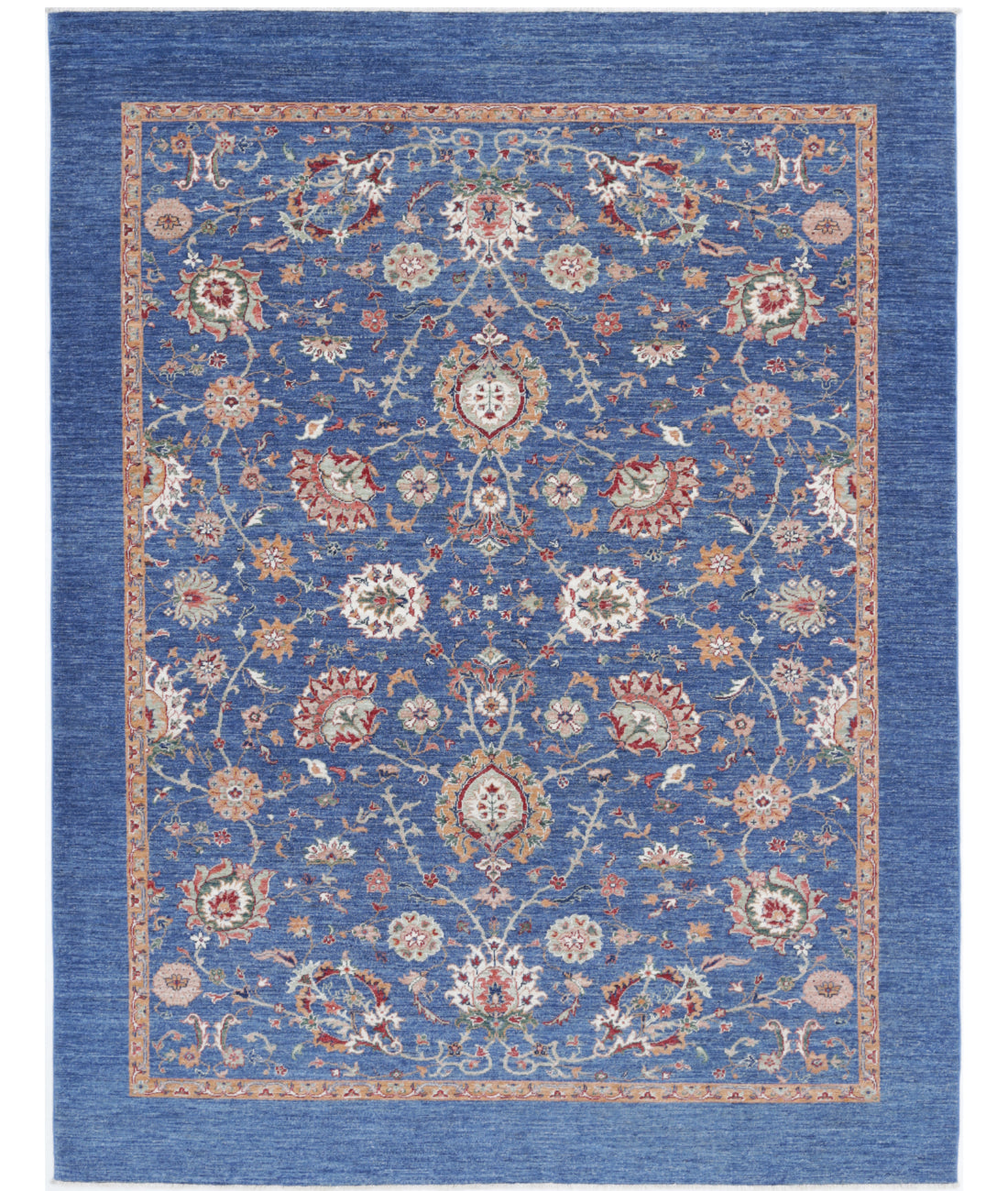 Hand Knotted Ziegler Farhan Wool Rug - 6'9'' x 8'10''