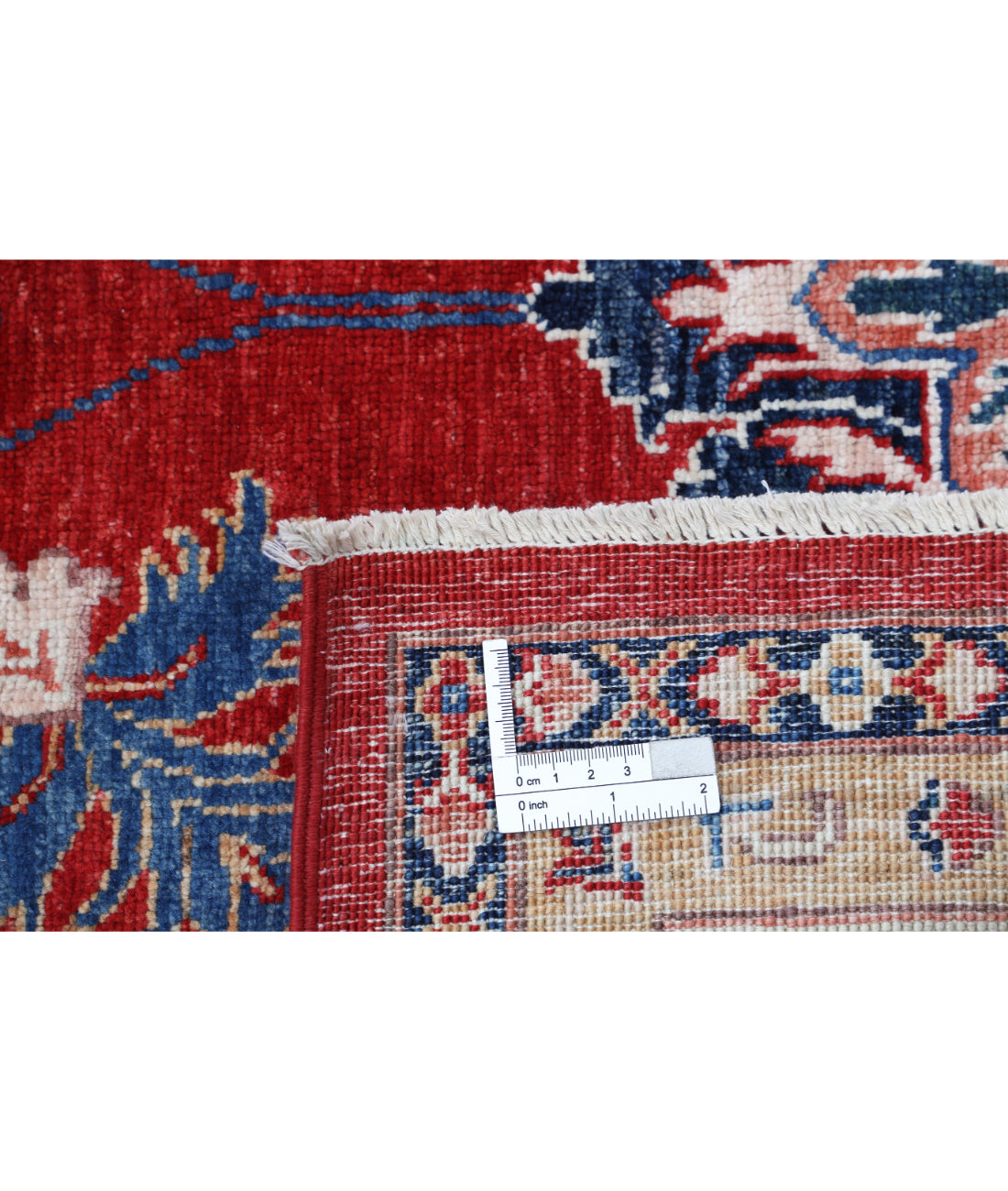 Hand Knotted Ziegler Farhan Wool Rug - 6'6'' x 9'4'' 6'6'' x 9'4'' (195 X 280) / Red / Ivory