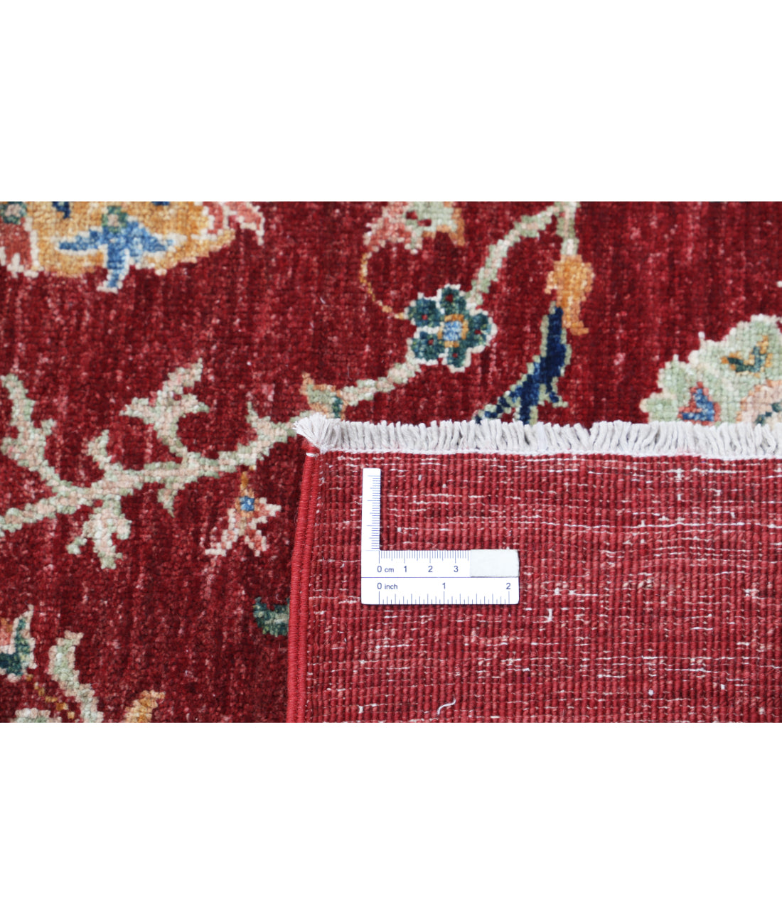 Hand Knotted Ziegler Farhan Wool Rug - 6'3'' x 9'1'' 6'3'' x 9'1'' (188 X 273) / Red / N/A