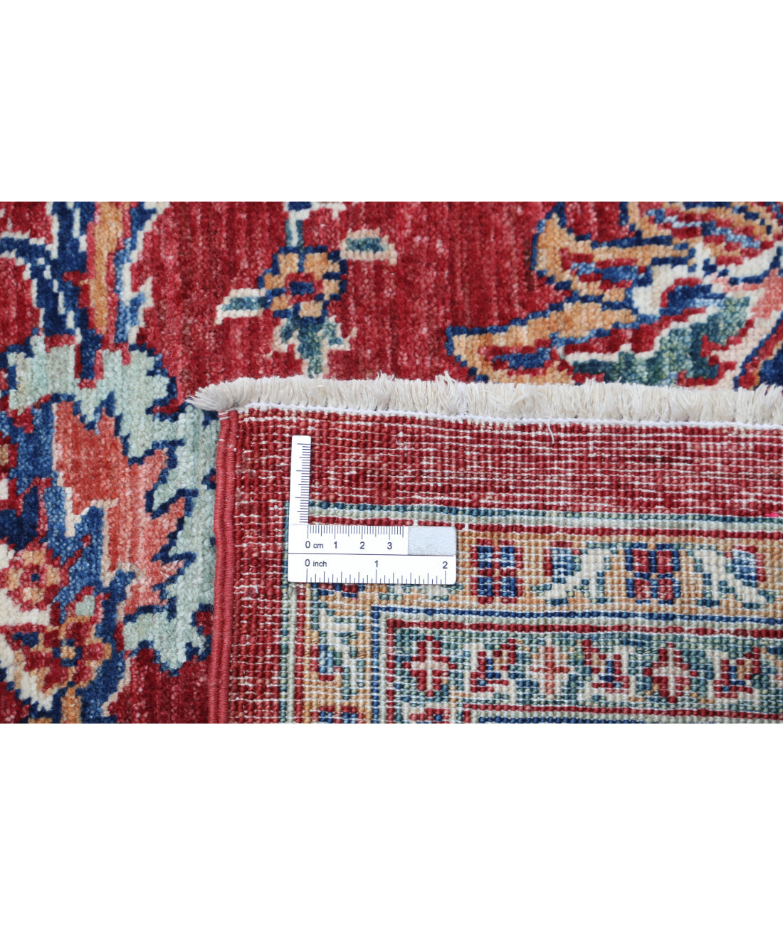 Hand Knotted Ziegler Farhan Wool Rug - 6'3'' x 9'9'' 6'3'' x 9'9'' (188 X 293) / Red / Ivory