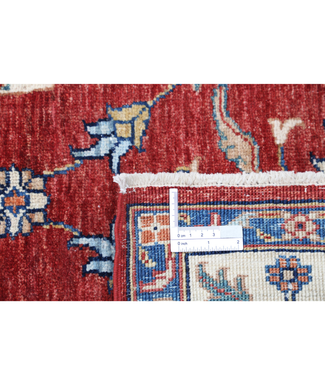 Hand Knotted Ziegler Farhan Wool Rug - 4'10'' x 6'9'' 4'10'' x 6'9'' (145 X 203) / Red / Ivory