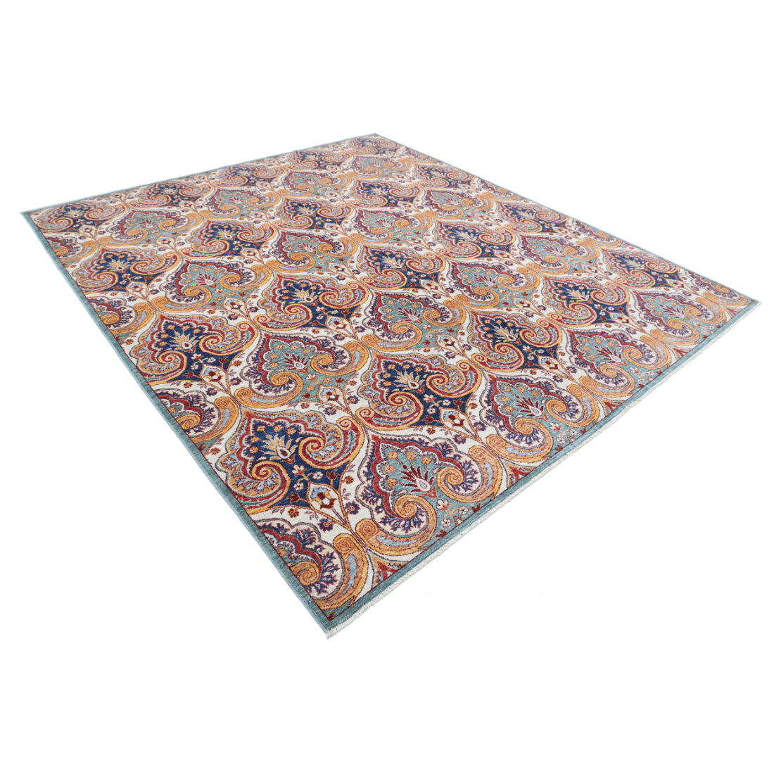 Alfombra de lana Artemix anudada a mano - 8'7'' x 9'9''