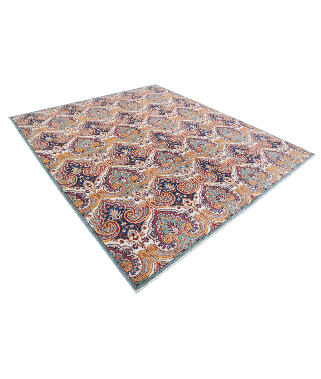 Alfombra de lana Artemix anudada a mano - 8'7'' x 9'9''