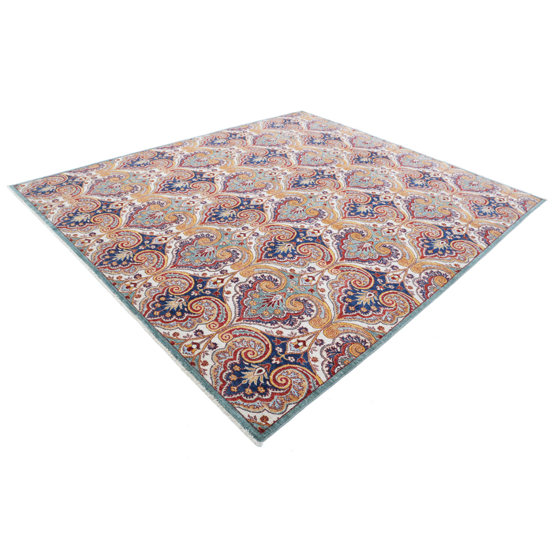 Alfombra de lana Artemix anudada a mano - 8'7'' x 9'9''