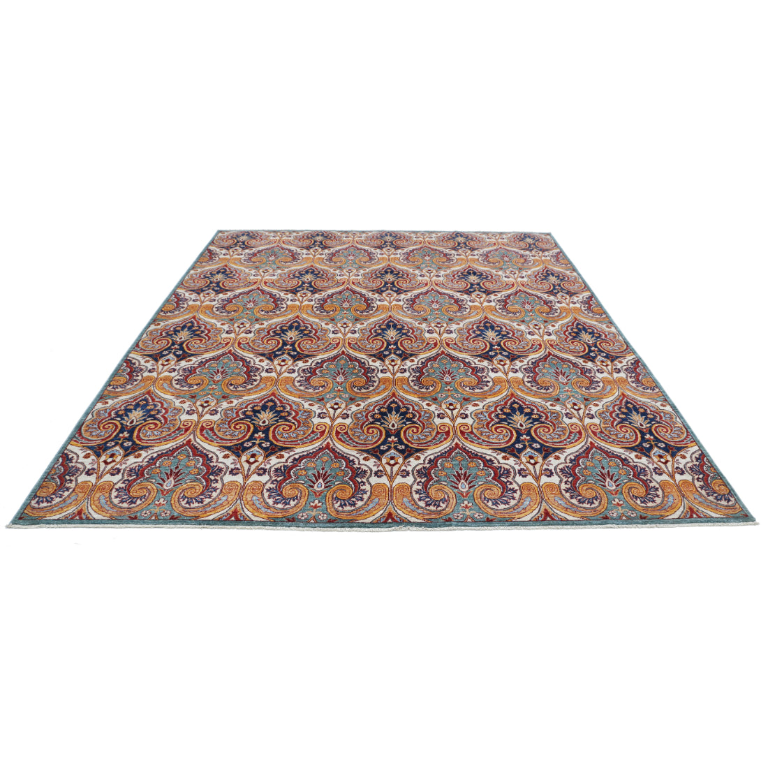 Alfombra de lana Artemix anudada a mano - 8'7'' x 9'9''