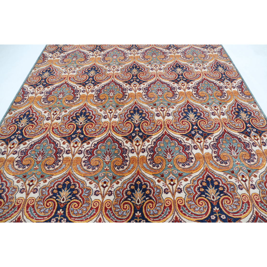 Alfombra de lana Artemix anudada a mano - 8'7'' x 9'9''