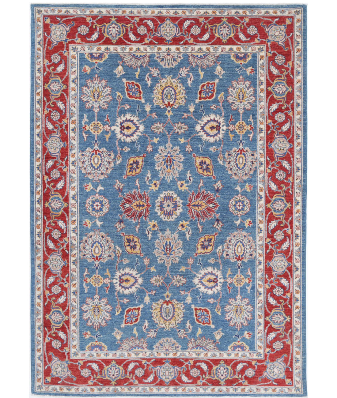 Hand Knotted Ziegler Farhan Wool Rug - 5'4'' x 7'10''