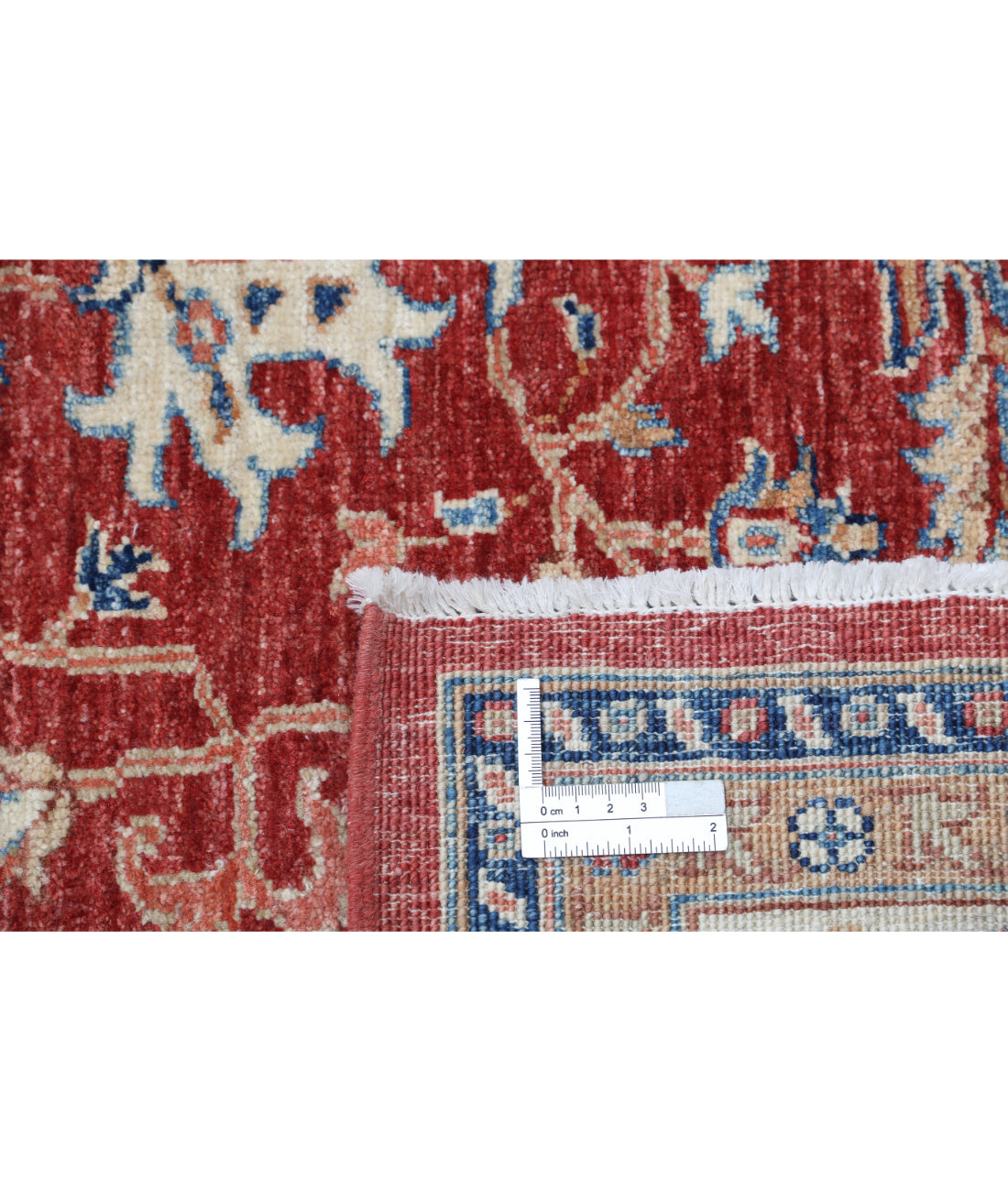Hand Knotted Ziegler Farhan Wool Rug - 5'8'' x 7'9'' 5'8'' x 7'9'' (170 X 233) / Red / Ivory