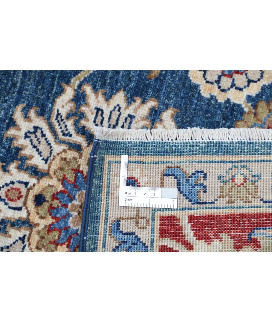 Hand Knotted Ziegler Farhan Wool Rug - 5'10'' x 7'9'' 5'10'' x 7'9'' (175 X 233) / Blue / Red