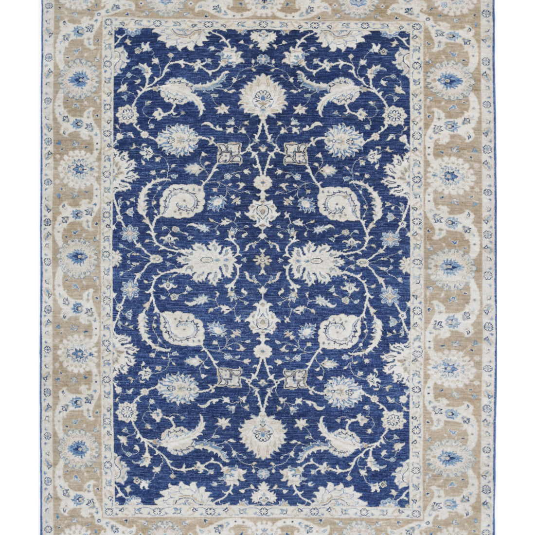 Hand Knotted Ziegler Farhan Wool Rug - 5'6'' x 7'11''