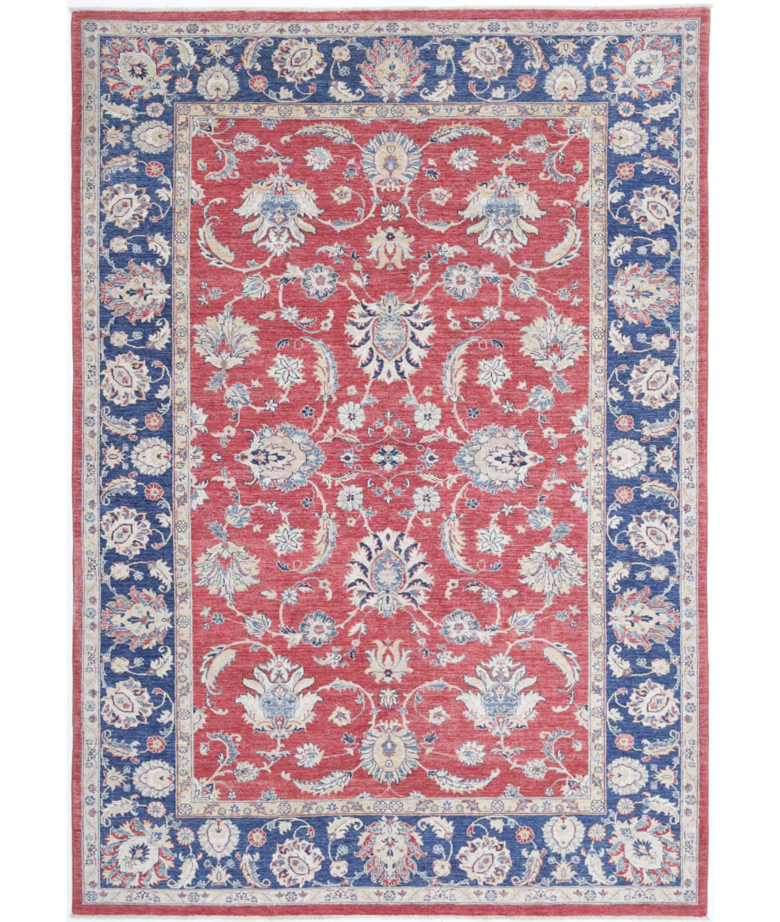 Hand Knotted Ziegler Farhan Wool Rug - 6'8'' x 9'8''