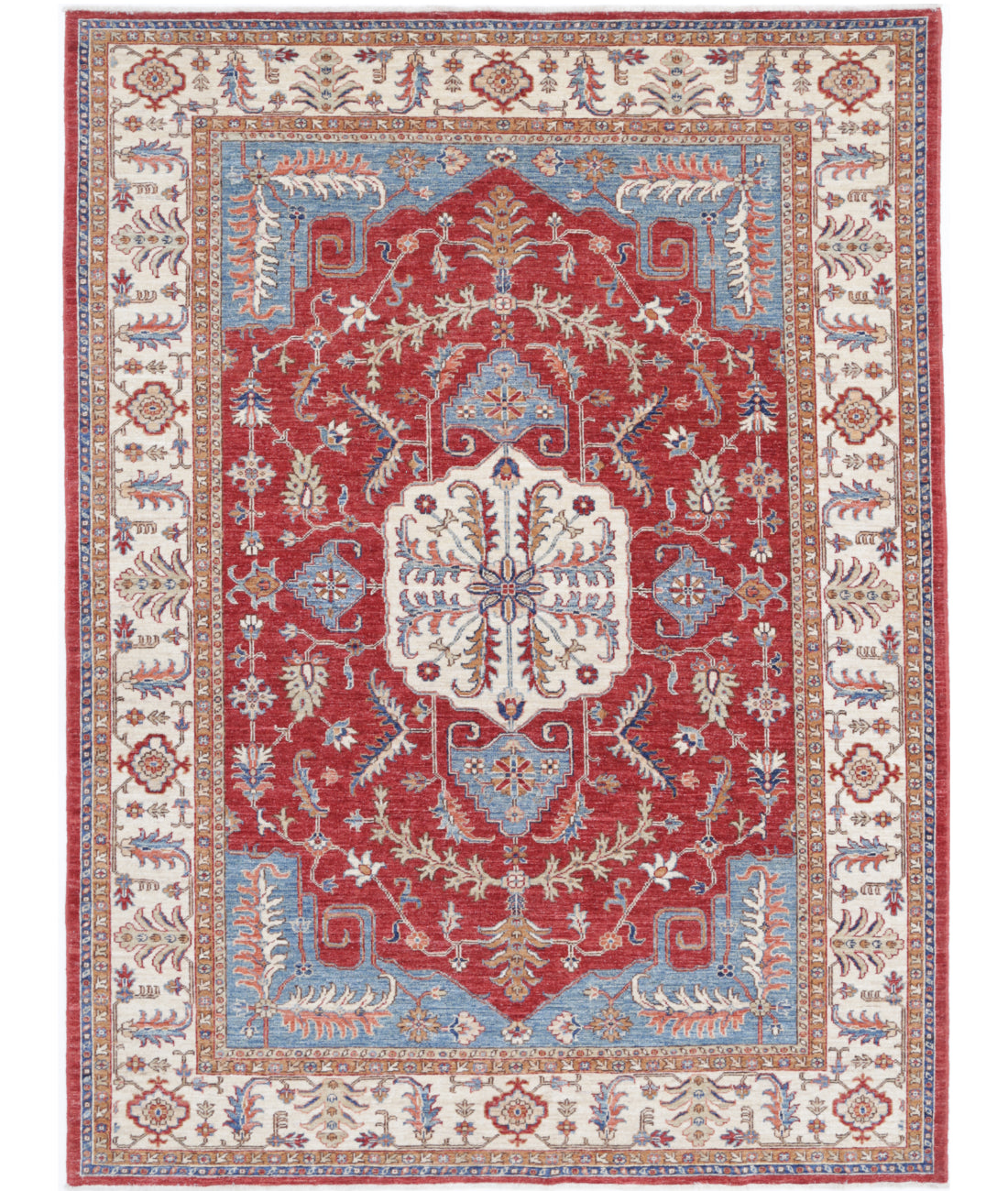 Alfombra de lana Heriz anudada a mano - 5'9'' x 7'9''