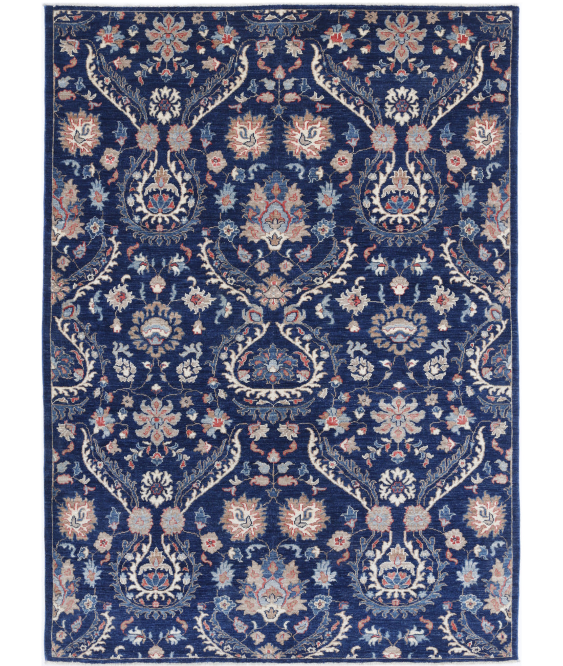 Hand Knotted Artemix Wool Rug - 5'4'' x 7'6''