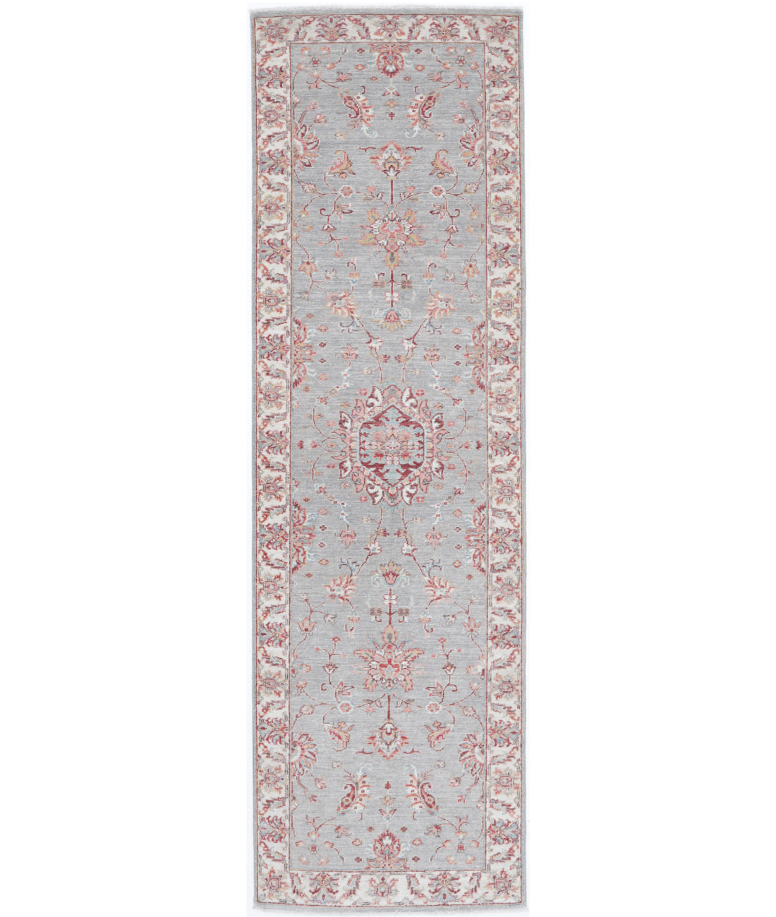 Hand Knotted Ziegler Farhan Wool Rug - 2&#39;8&#39;&#39; x 9&#39;8&#39;&#39;