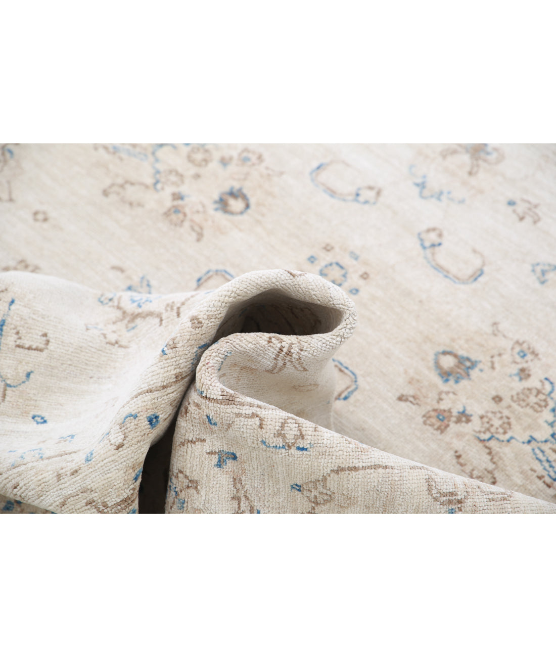 Hand Knotted Serenity Wool Rug - 3'10'' x 5'9'' 3'10'' x 5'9'' (115 X 173) / Grey / Ivory