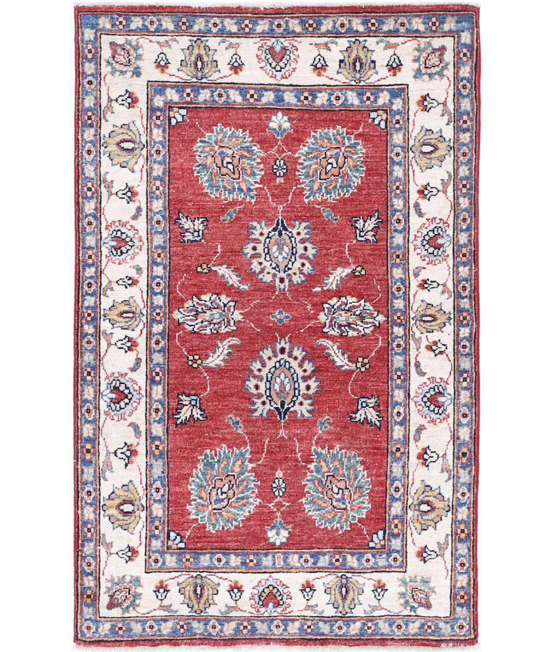 Hand Knotted Ziegler Farhan Wool Rug - 2'7'' x 4'4''