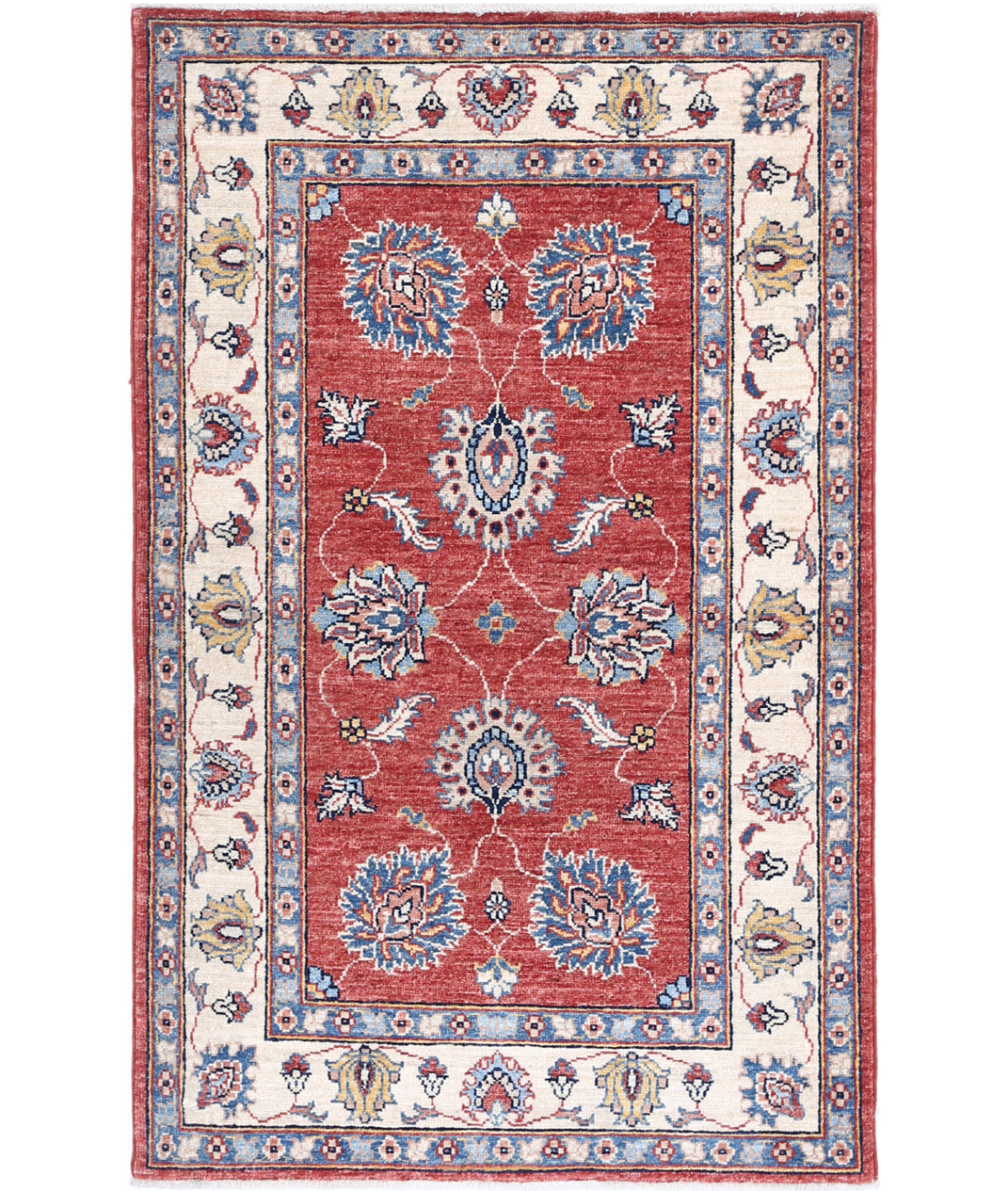 Hand Knotted Ziegler Farhan Wool Rug - 2'7'' x 4'2''