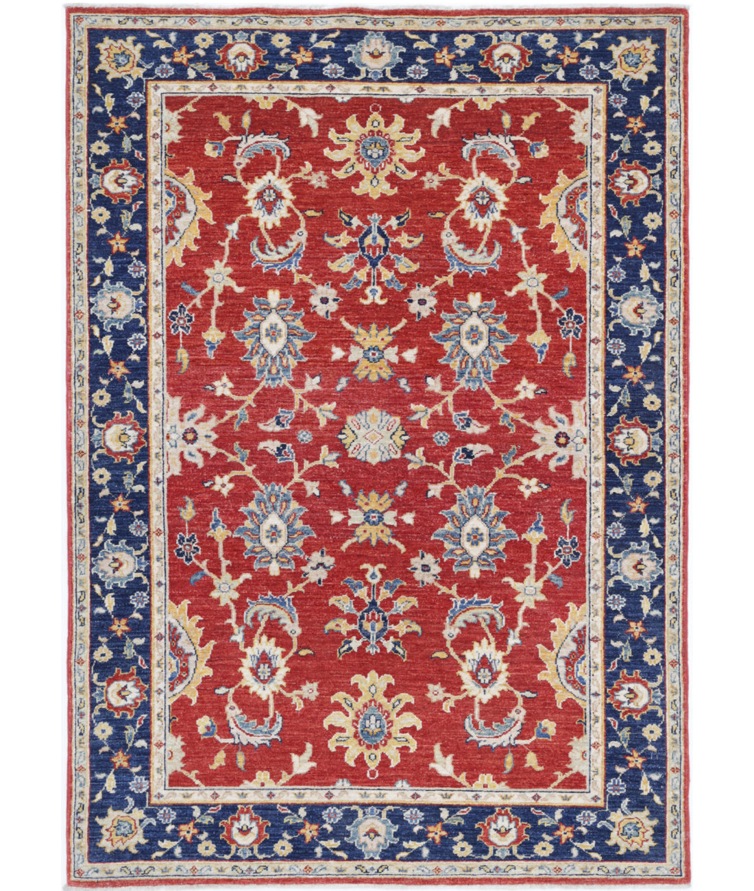 Hand Knotted Ziegler Farhan Wool Rug - 3'11'' x 5'8''