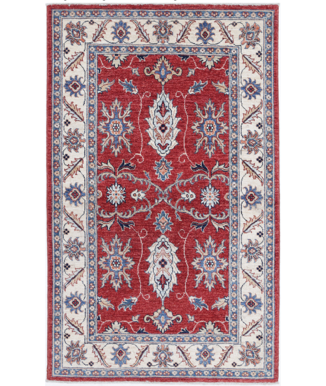 Hand Knotted Ziegler Farhan Wool Rug - 3'1'' x 4'11''