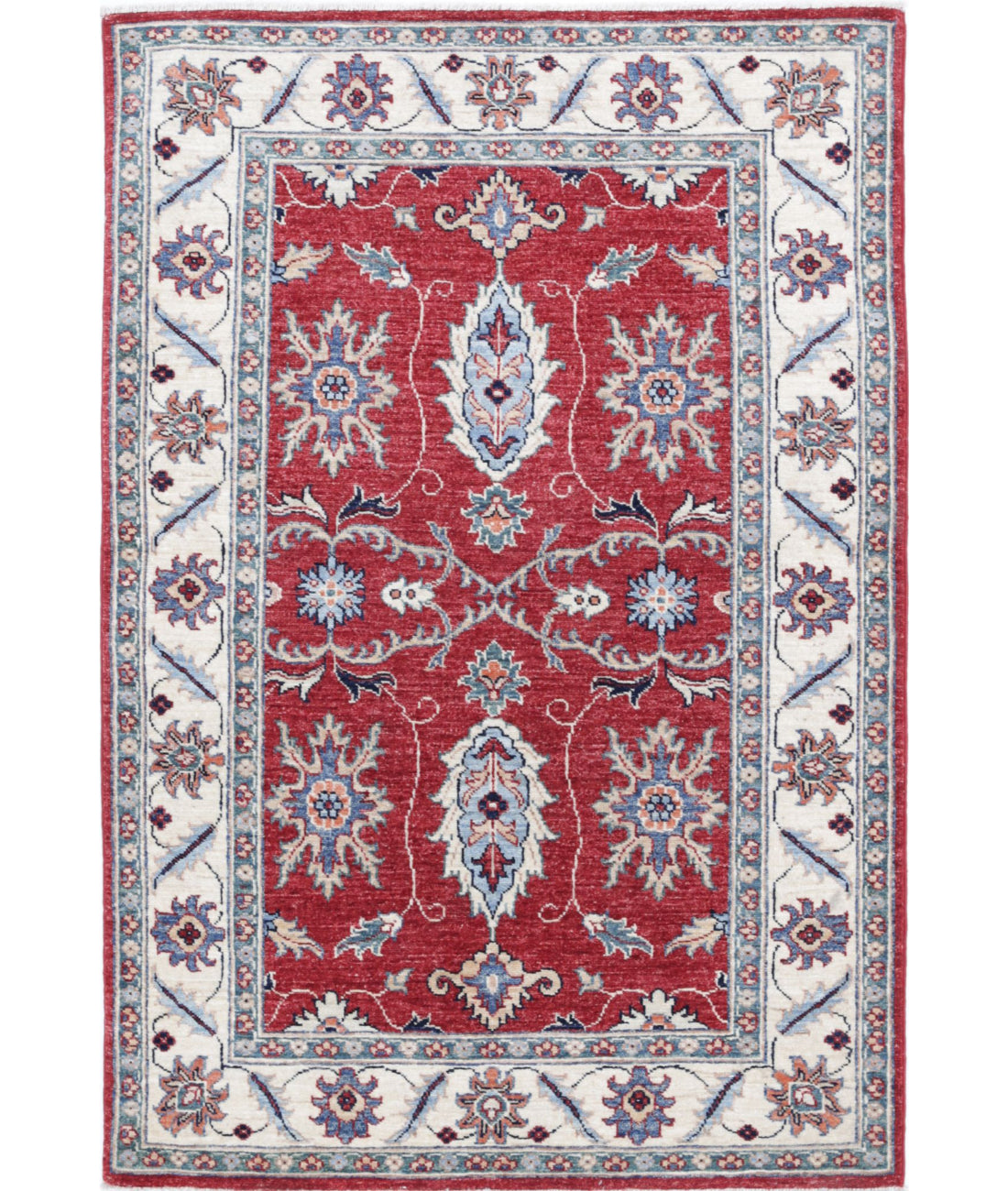 Hand Knotted Ziegler Farhan Wool Rug - 3'1'' x 4'8''