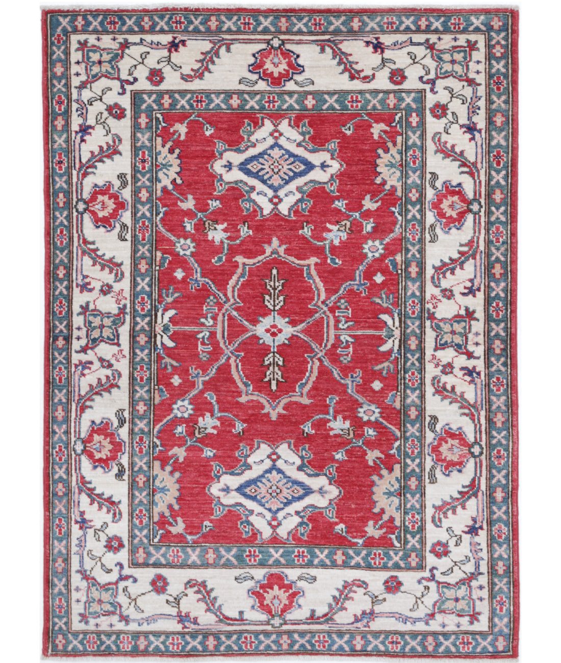 Hand Knotted Ziegler Farhan Wool Rug - 3'4'' x 4'8''