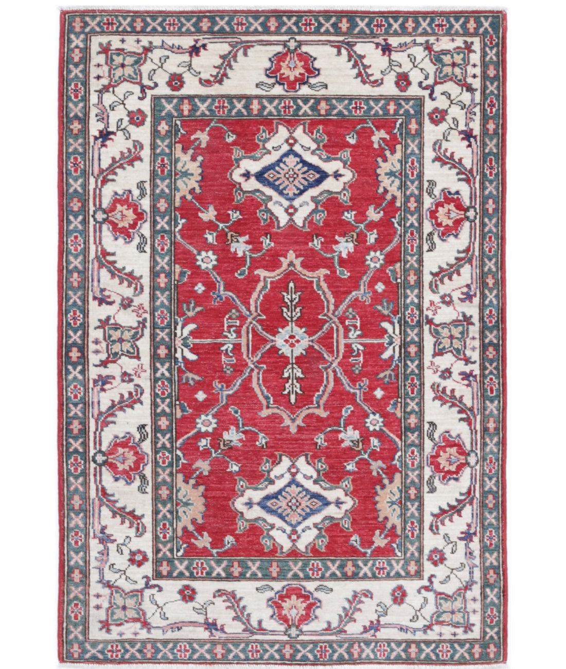Hand Knotted Ziegler Farhan Wool Rug - 3'2'' x 4'8''