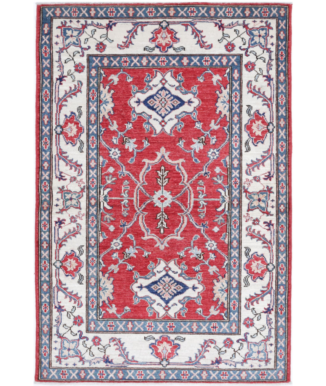 Hand Knotted Ziegler Farhan Wool Rug - 3'2'' x 4'9''