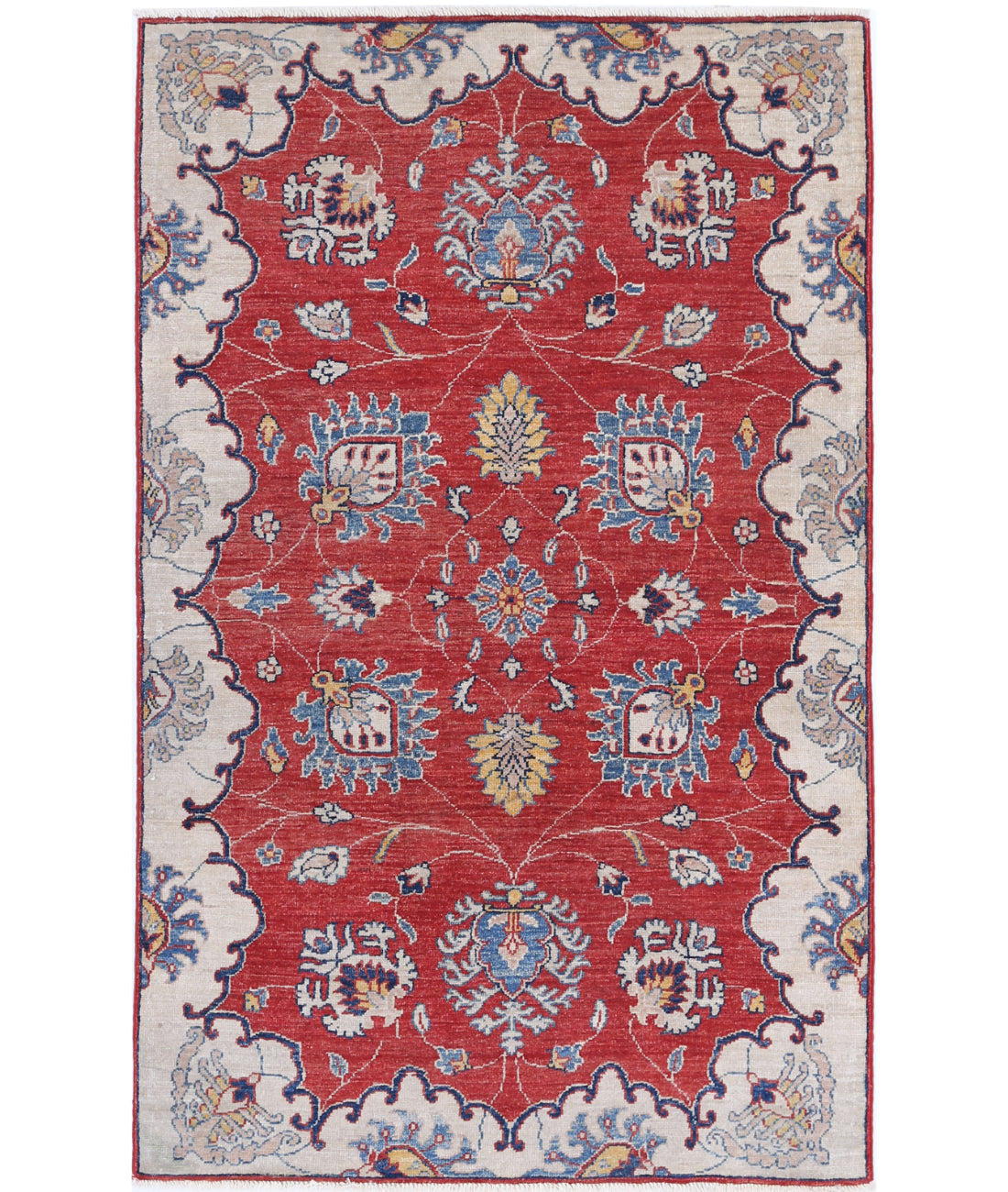 Hand Knotted Ziegler Farhan Wool Rug - 3'1'' x 5'1''