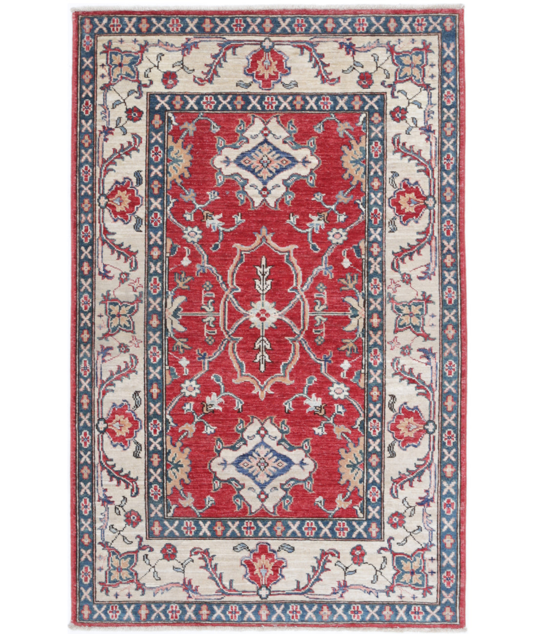 Hand Knotted Ziegler Farhan Wool Rug - 3'1'' x 4'10''