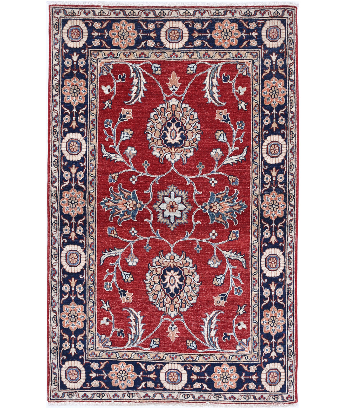 Hand Knotted Ziegler Farhan Wool Rug - 3'2'' x 5'1''